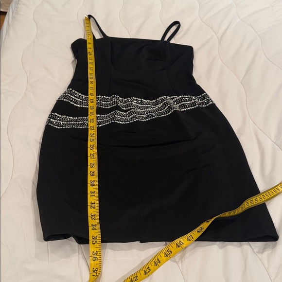 Basix ll black dress with silver beads - Picture 8 of 9